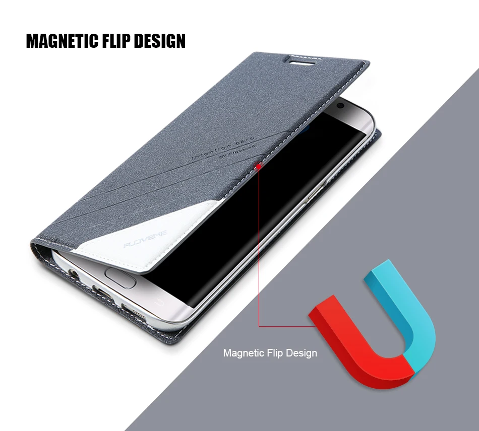 Floveme магнитный чехол для Samsung Galaxy S7 S6 Edge кожаный бумажник откидная крышка 360 Coque для Galaxy S7 S6 s8 s8plus Капа coque для samsung s8plus