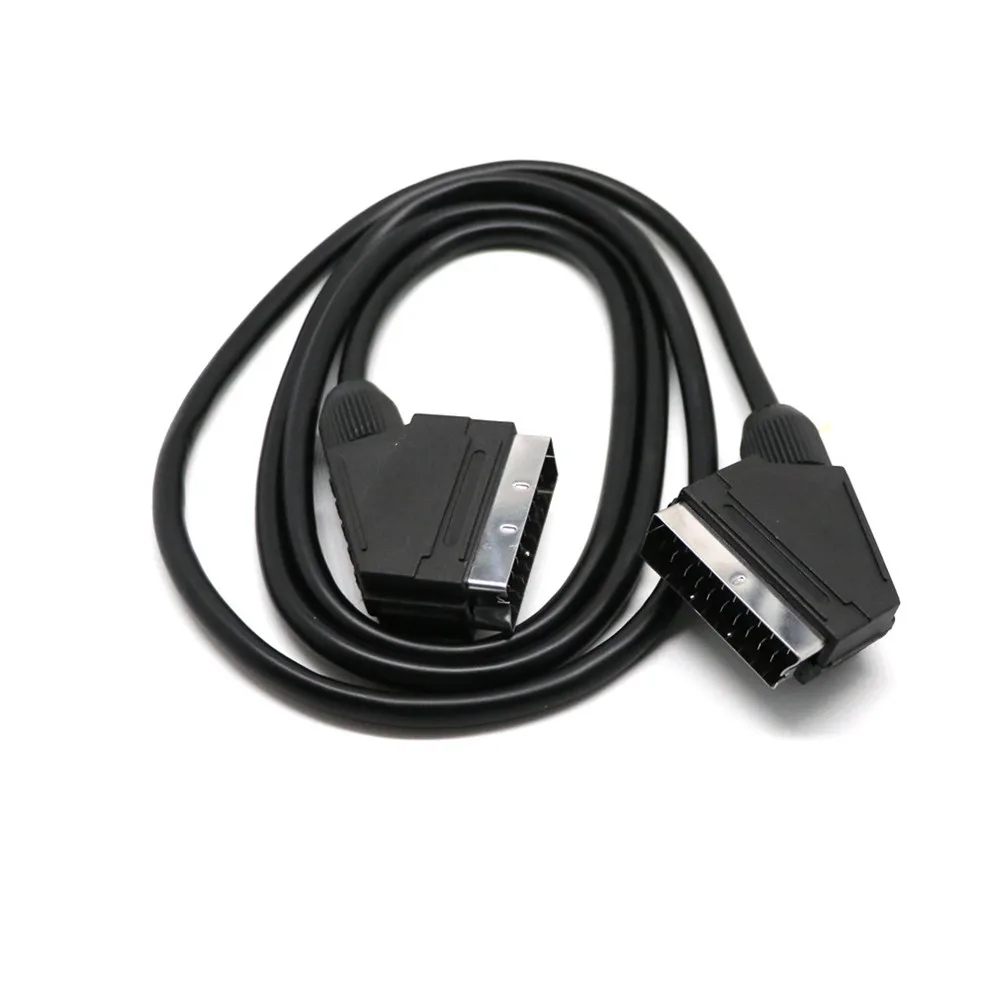 Прямая поставка надежный кабель Scart to длиной 1 5 м 21 штырь подключенный Saorview SKY Freesat