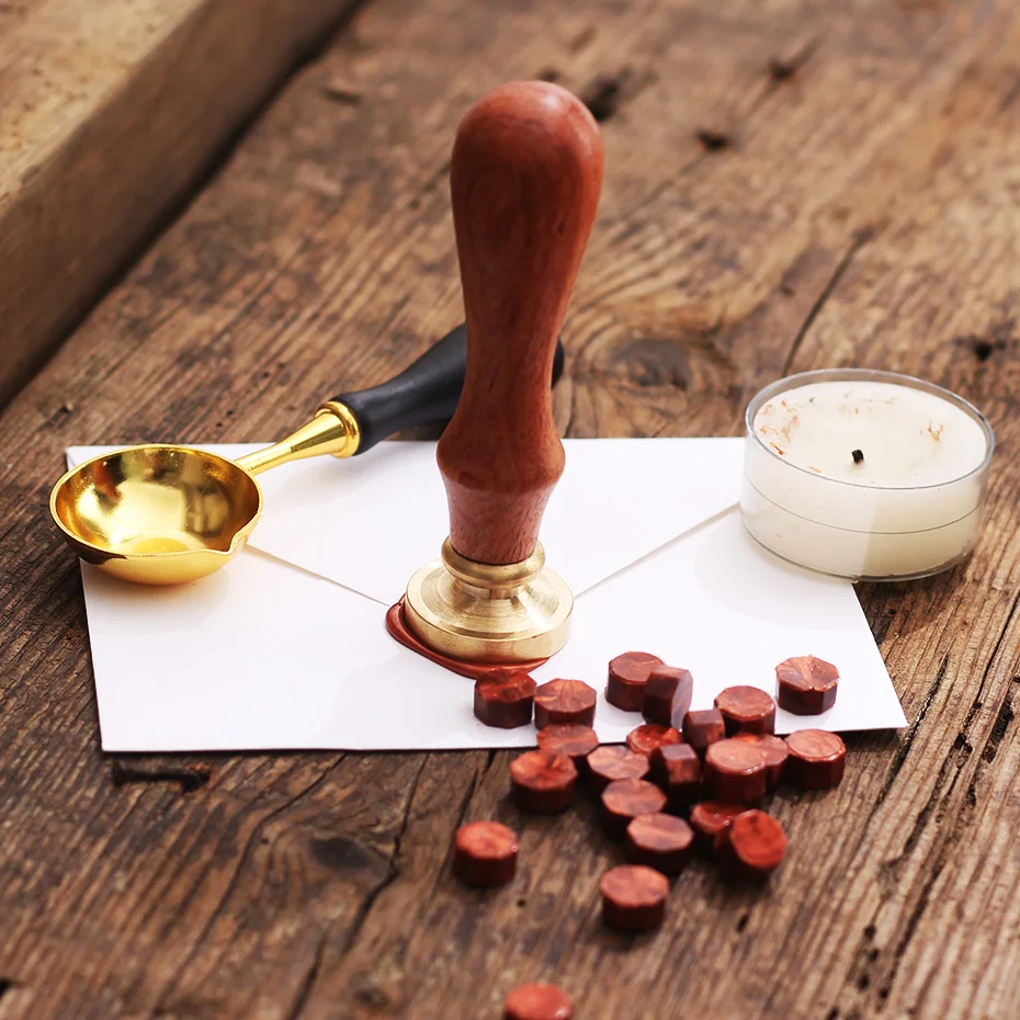 Klassische DIY ретро металлические украшения открытка на день рождения Dichtung Wachs Stempel Handwerk свадебные приглашения воск печать штамп
