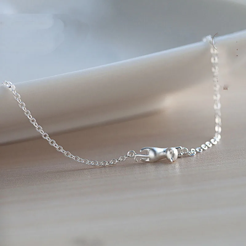 Дропшиппинг 2016 новое поступление Серебряный котенок Очаровательная подвеска