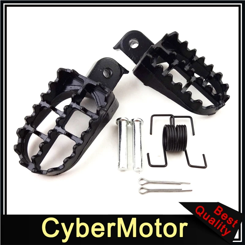 Алюминиевые Подножки для Yamaha PW50 PW80 TW200 TTR90 TTR90E Honda XR50R CRF50 CRF70 CRF80 CRF100F|foot pegs|footrests foot