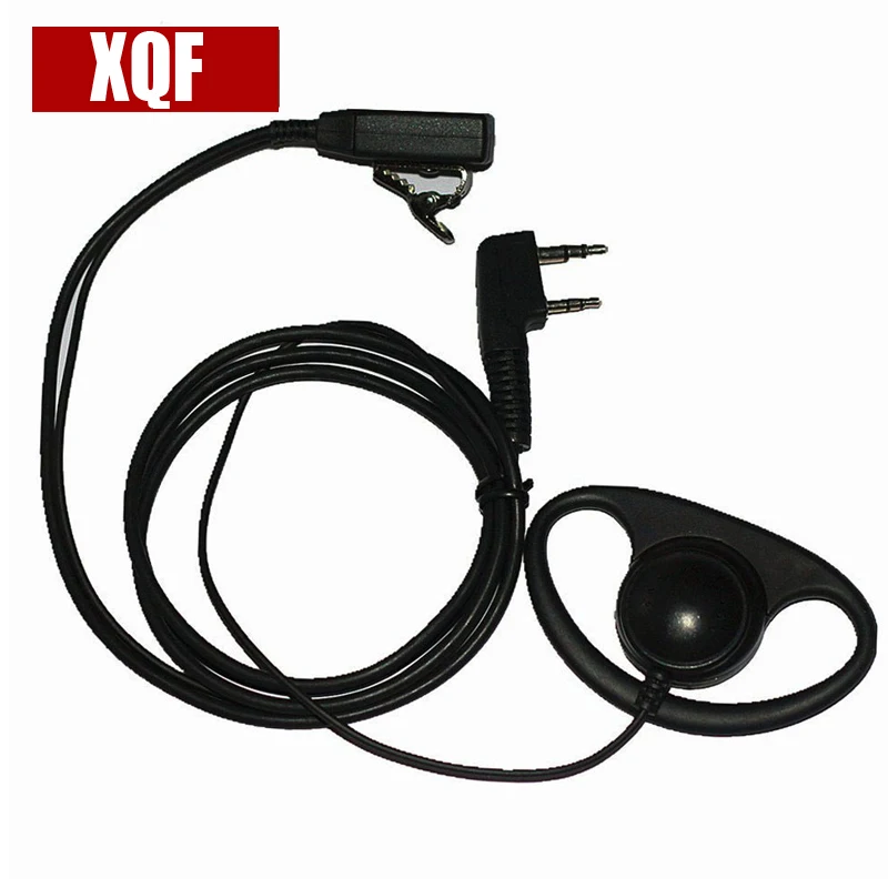 Двухсторонняя рация Kenwood XQF в форме D 2 контакта|headset ptt|d shape earpiecetalkie talkie |