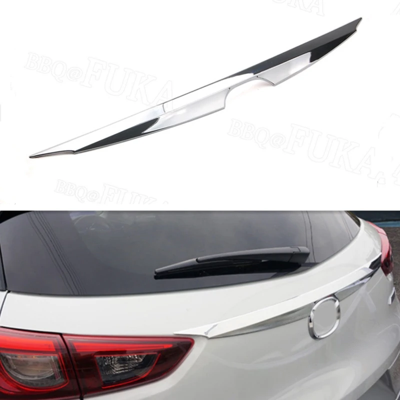 Уход хромированная Задняя Крышка багажника из АБС пластика для Mazda CX3 2016 2018