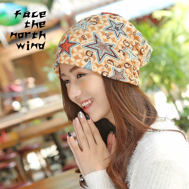 Походные шарфы летняя кепка Кепка двойная шапка пятиконечная звезда ворсовая
