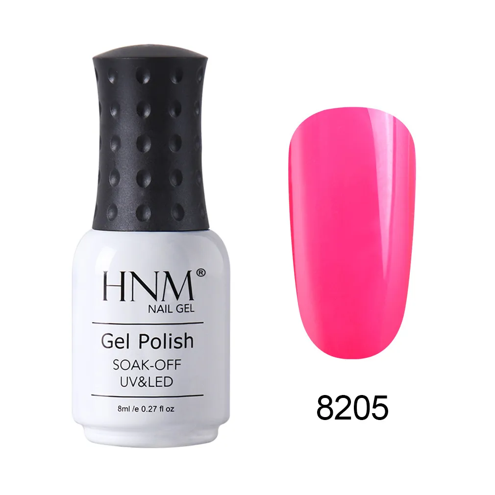 HNM, 8 мл, макарон, УФ-гель для ногтей, долговечный, Полупостоянный лак, лак для ногтей, гибридный лак, Гель-лак, Гель-лак - Цвет: 8205