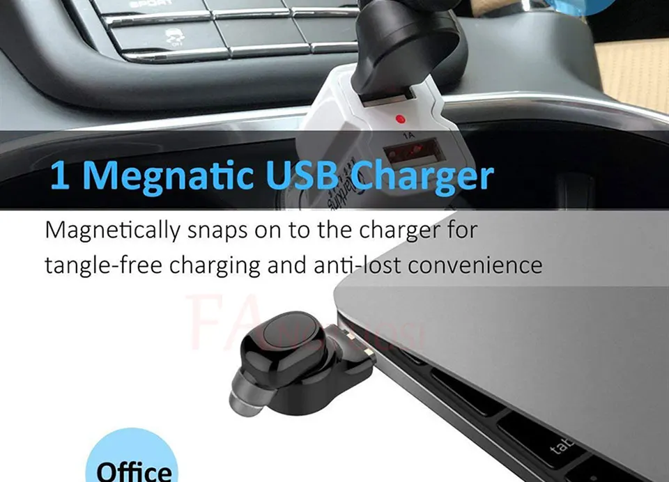 FANGTUOSI Новое поступление USB зарядка мини беспроводные Bluetooth наушники с микрофоном беспроводные наушники-вкладыши для iPhone samsung Xiaomi