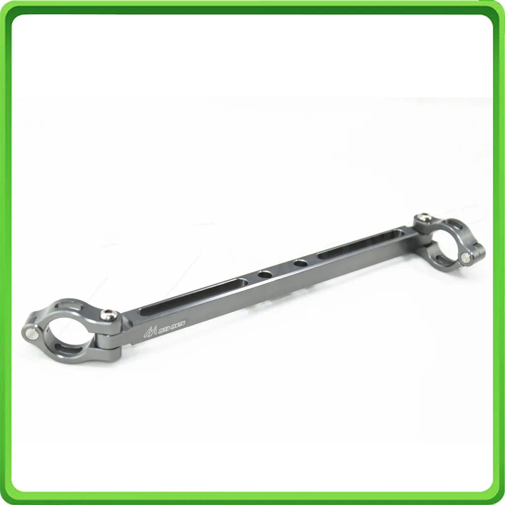 Набор зажимов для руля с ЧПУ перекрестный зажим 2013 2014 2015 BMW R1200GS R1200 GSA ADV серый