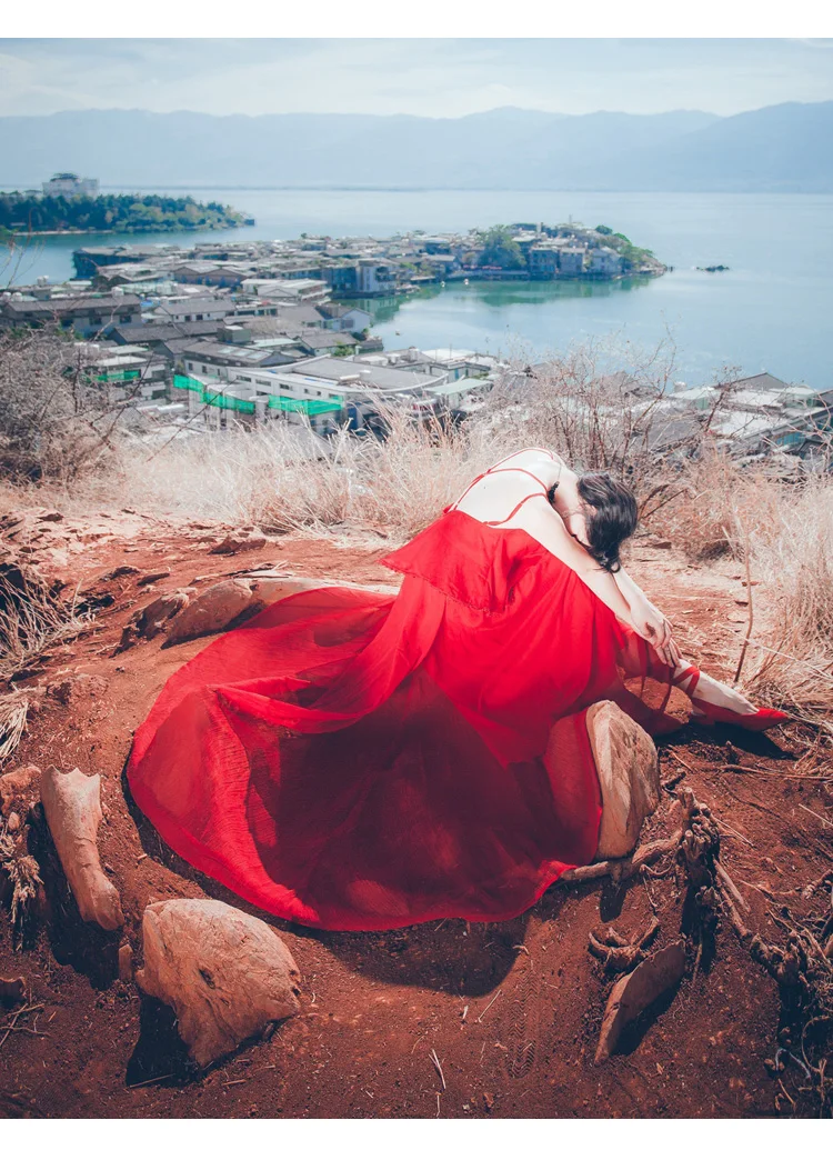 2018 летние Для женщин платья Винтаж Элегантный Спагетти ремень платье качели