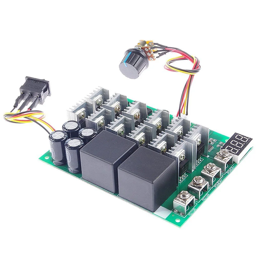 Useful DC Motor Speed Governor 12V 24V 36V 48V 10-55V 60A Forward / Reverse Switch | Обустройство дома