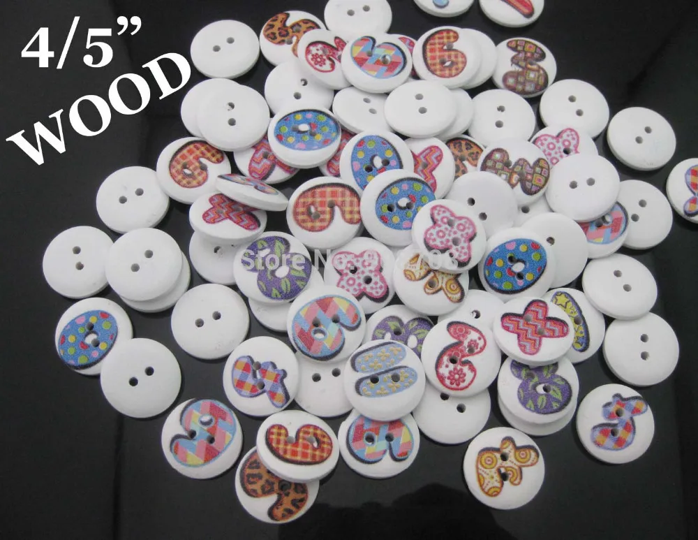 100 шт. деревянные пуговицы с двумя отверстиями 20 мм|button paypal|button clothesbutton wire |
