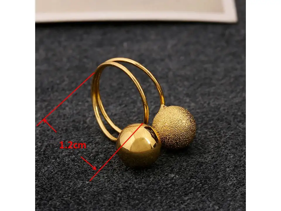 Adjustable Rings Round Balls Double Circle Ring Couple Finger Gifts For Women Men | Украшения и аксессуары