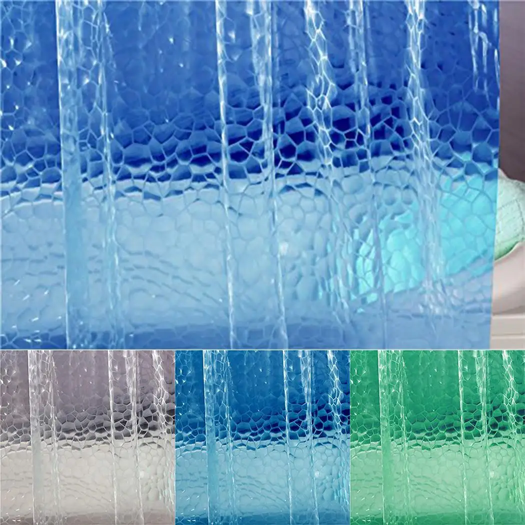 Прочный водонепроницаемый Mildewproof твердый занавеска для душа 3D ванная комната
