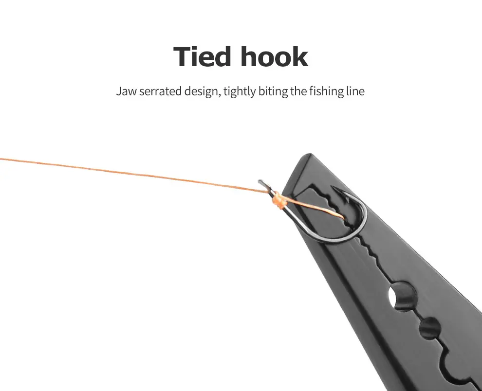 LINNHUE New Aluminum Alloy Fishing Pliers Grip Set Split Ring Cutters Line Hook Recover Fishing Tackle High Quality Fishing Tool