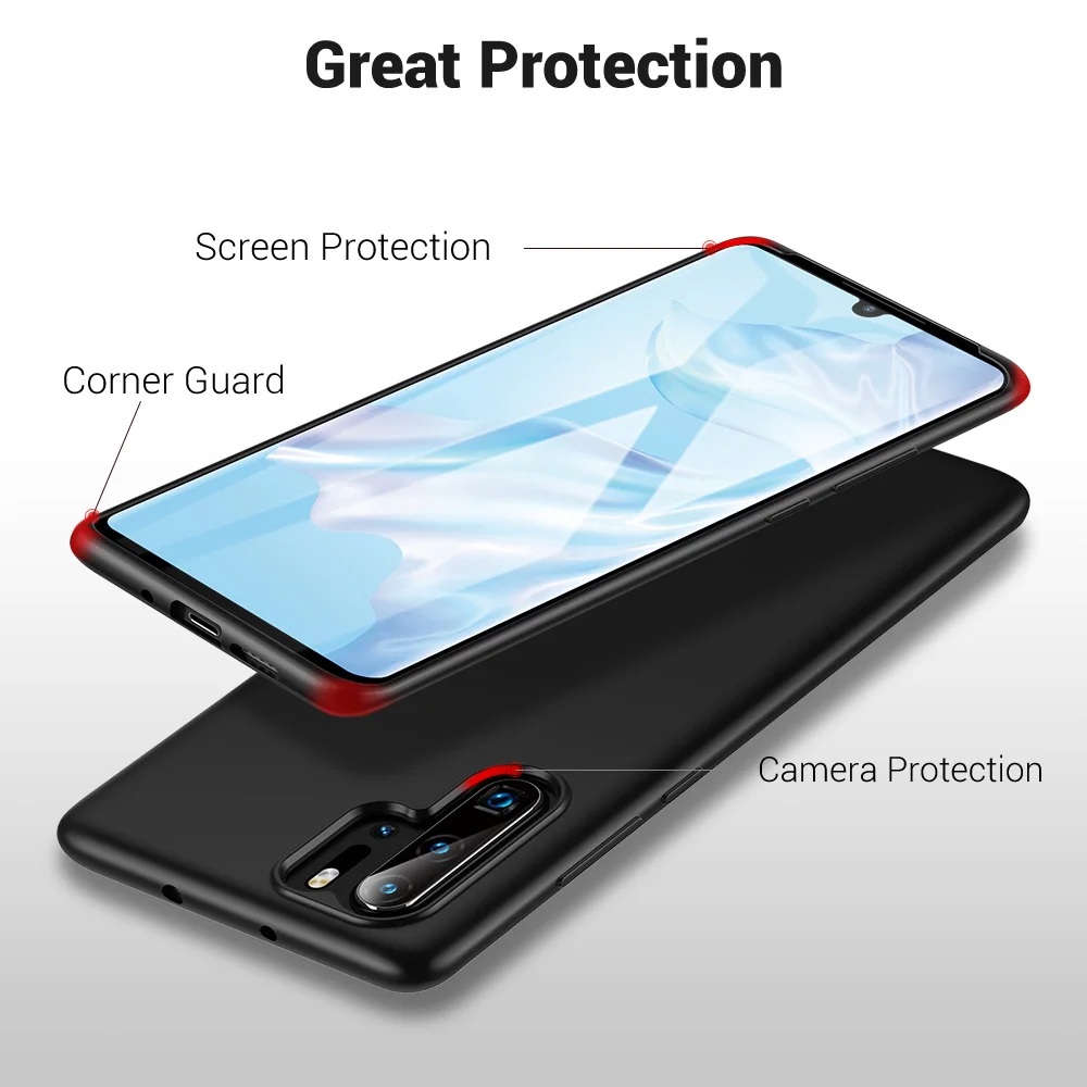 Чехол ESR для Huawei P30 Pro мягкий ТПУ бампер задняя крышка ультратонкий ударопрочный