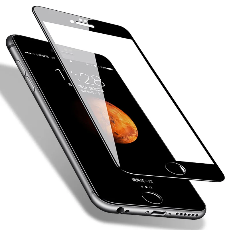 Gourde 10D защитное закаленное стекло для Apple iphone 7 8 5 5S se 6 plus Защитное экрана S Plus |