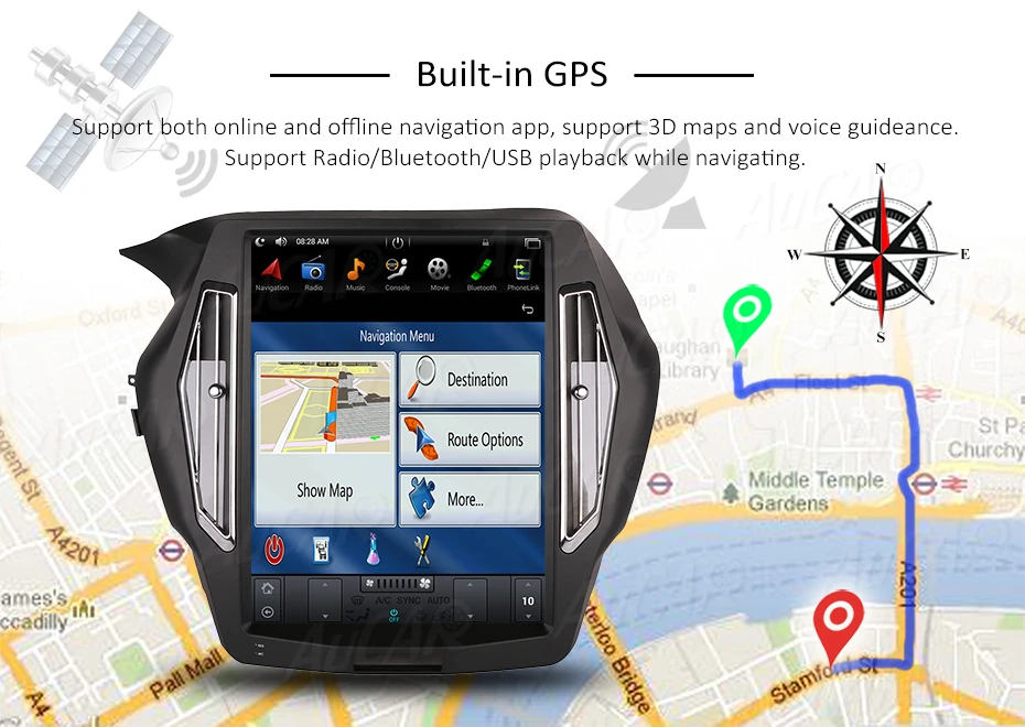 Tesla стиль для Honda Accord 2013- автомобильный Радио gps навигация Bluetooth Радио wifi 4G вертикальный стерео автомобильный dvd-плеер AUX