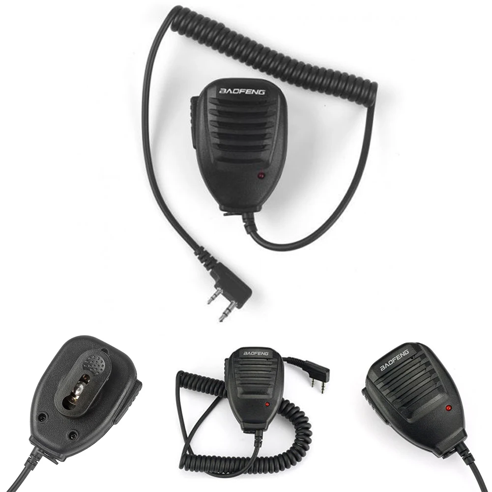 1Pcs PTT Speaker Microphone Mic Accessories For Baofeng UV-5R BF-888s TYT Ret Black | Электроника