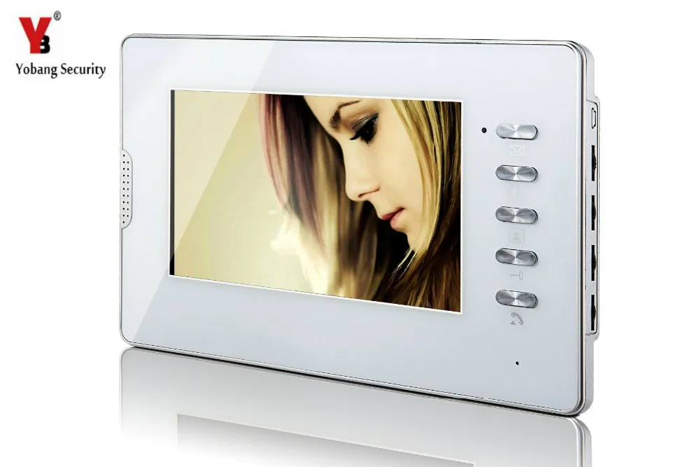 YobangSecurity 7 дюймов цветной TFT ЖК-монитор проводной видеодомофон для дома офиса