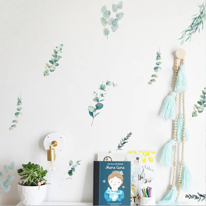Tofok Ins сердце растения DIY виниловая серия Наклейка на стену Скандинавская детская комната гостиная креативные наклейки офисный домашний фон Декор