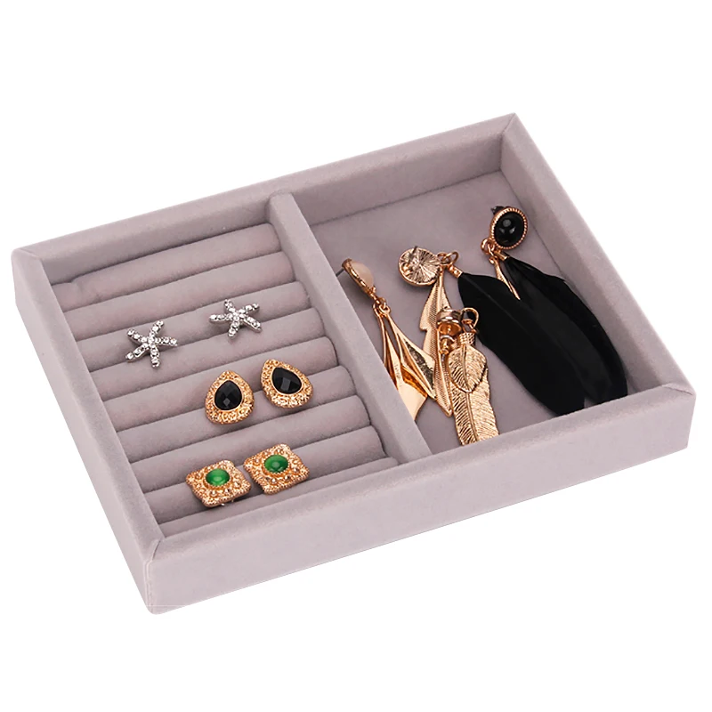 A1 Ящик кольца поделки браслеты Подарочная коробка лоток для хранения ювелирных изделий ювелирные изделия Органайзер серьги держатель маленький размер подходит для большинства комнат - Цвет: A1