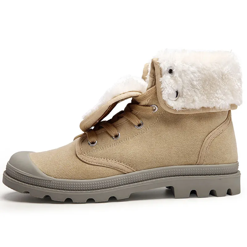 Cotton Light yellow Бренд WOLF WHO; Лидер продаж; Новинка; теплые зимние ботинки для мужчин; высокое качество; износостойкая Повседневная обувь; модные мужские ботинки для работы; X-187 - Цвет: Cotton Light yellow