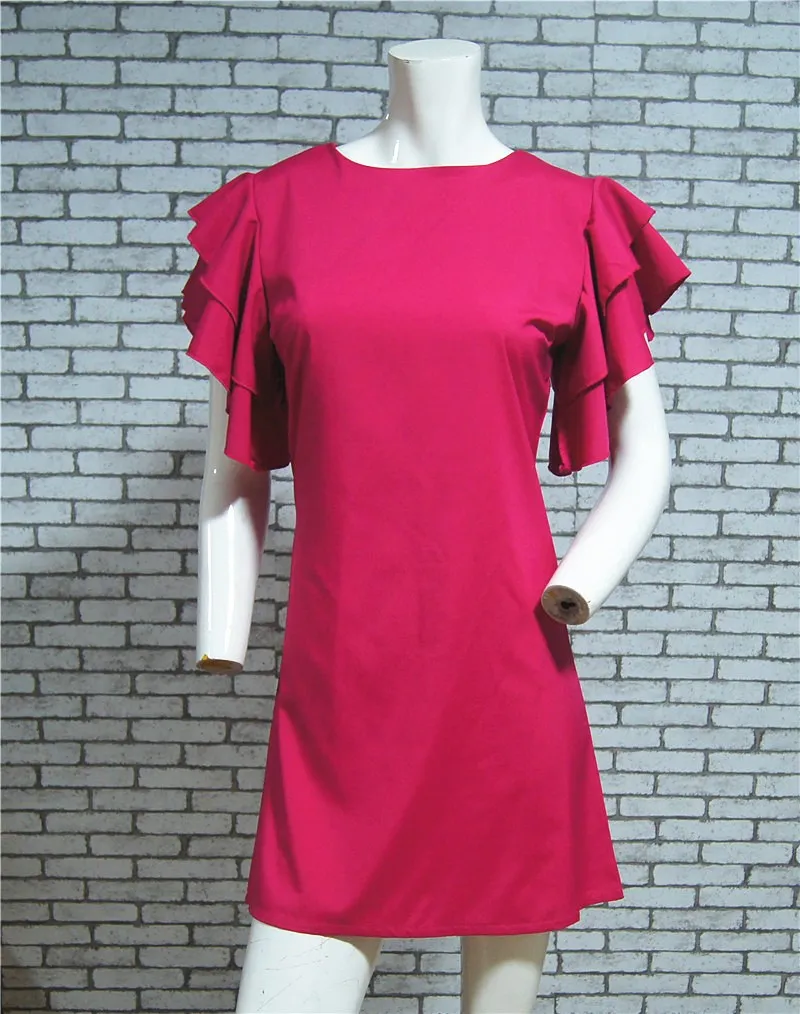 Vestidos Mujer Verano 2016 Женщины Урожай С Коротким Рукавом Летнее Платье Бабочка Пляж
