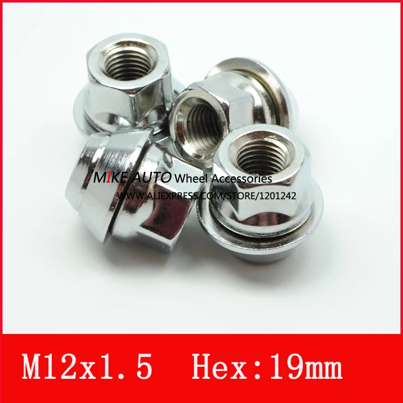 16 шт. открытые гайки для наконечников колес m12x1 5 PCD HEX19(3/ 4 &quot) FORD Mondeo Focus VOLVO S40 |