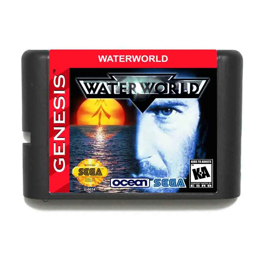 Карта водяного мира 16 бит MD для Sega Mega Drive Genesis | Электроника