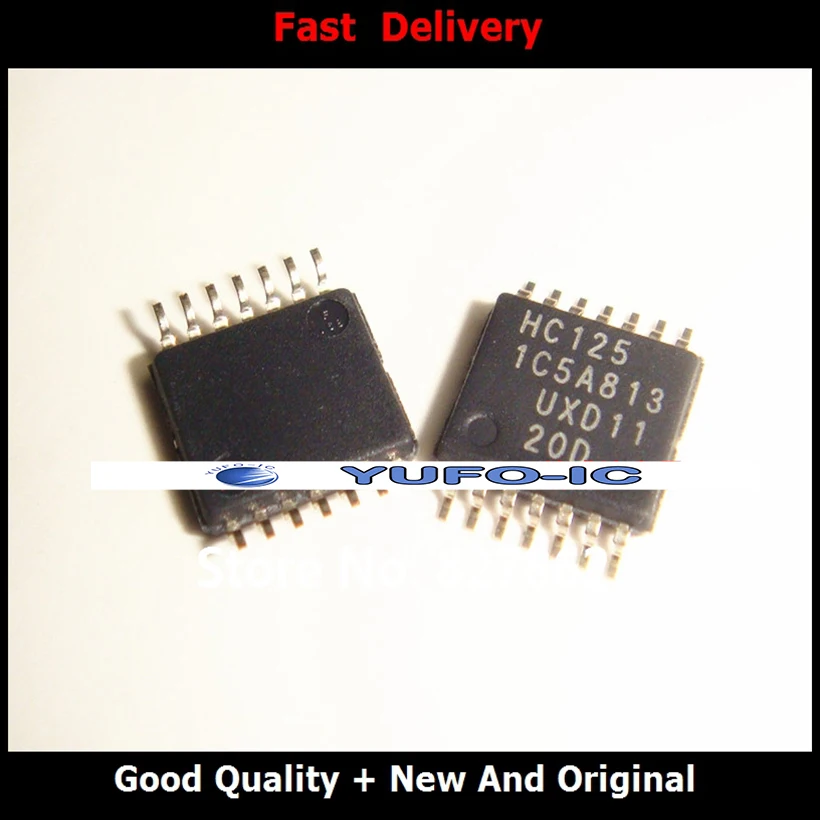 

Free Shipping 100% new and original Nasiont 74HC125PW 74HC125P 74HC125 TSSOP14