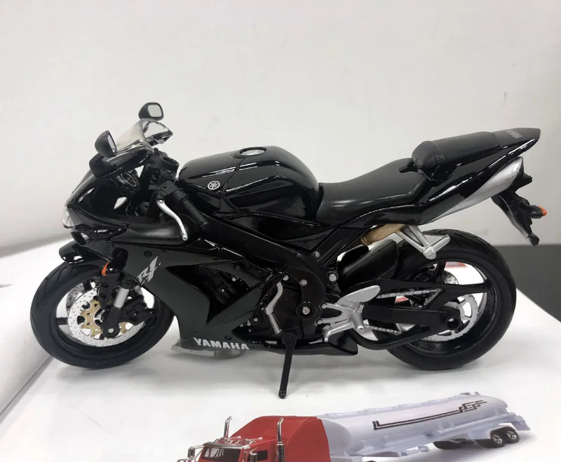 3 шт./лот YJ 1/12 Весы мотоциклетные Игрушечные лошадки Yamaha YZF-R1 литья под давлением Металл мотоциклов Модель игрушки
