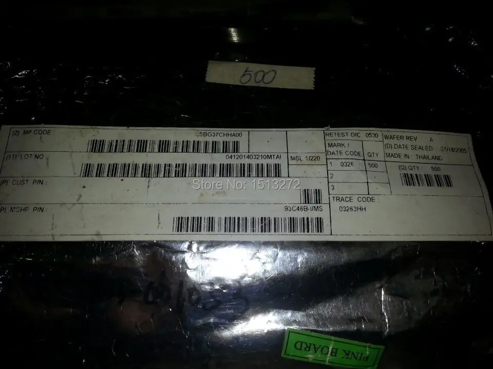 10 шт./лот Новый оригинальный 100% 93C46B-I/MS TSSOP-8 микрочип IC EEPROM 1 кбит 2 МГц 8msop