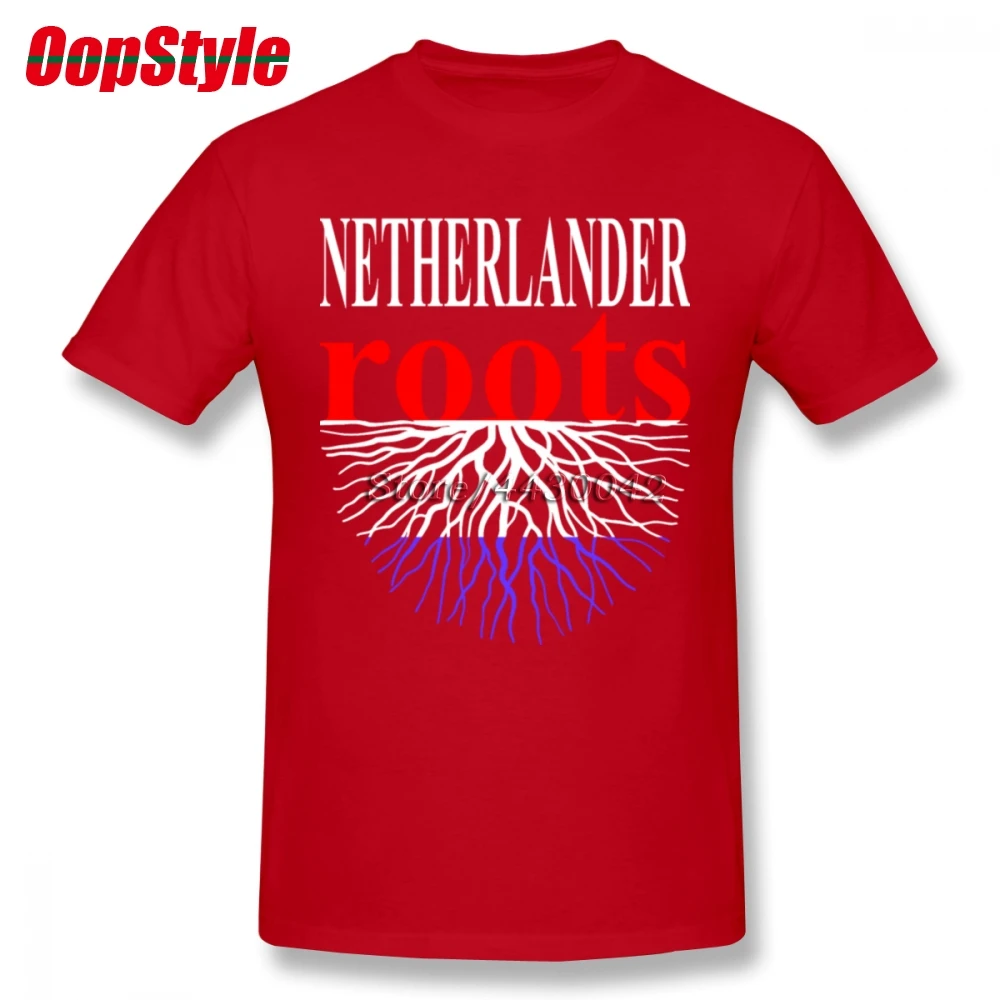 Мужская хлопковая футболка Netherlander Roots с флагом Нидерландов большие размеры 4XL 5XL