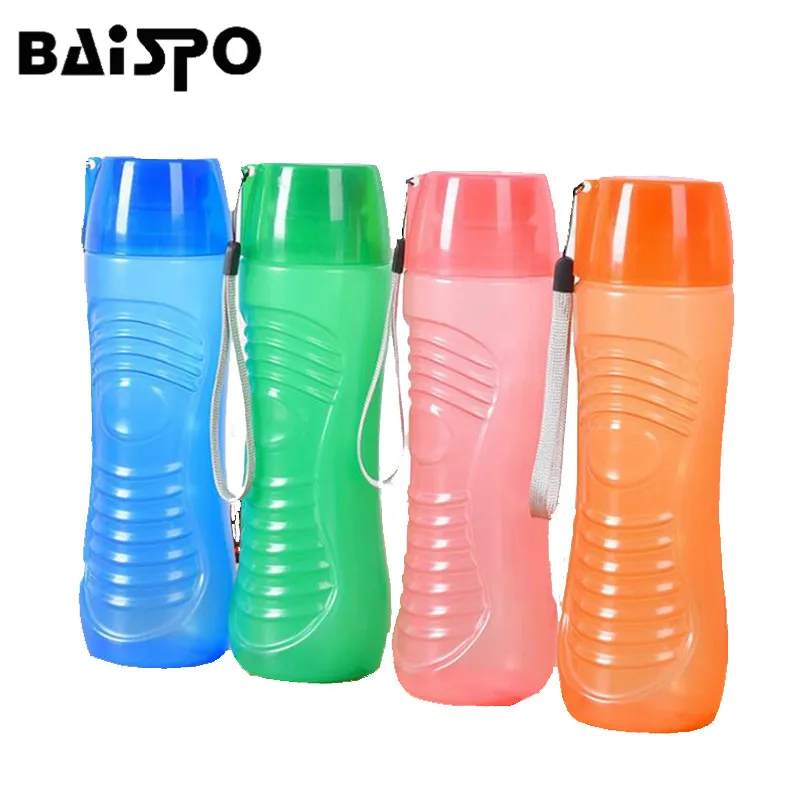 Пластиковая Спортивная бутылка для воды BAISPO 600 мл 700 космическая велосипедная