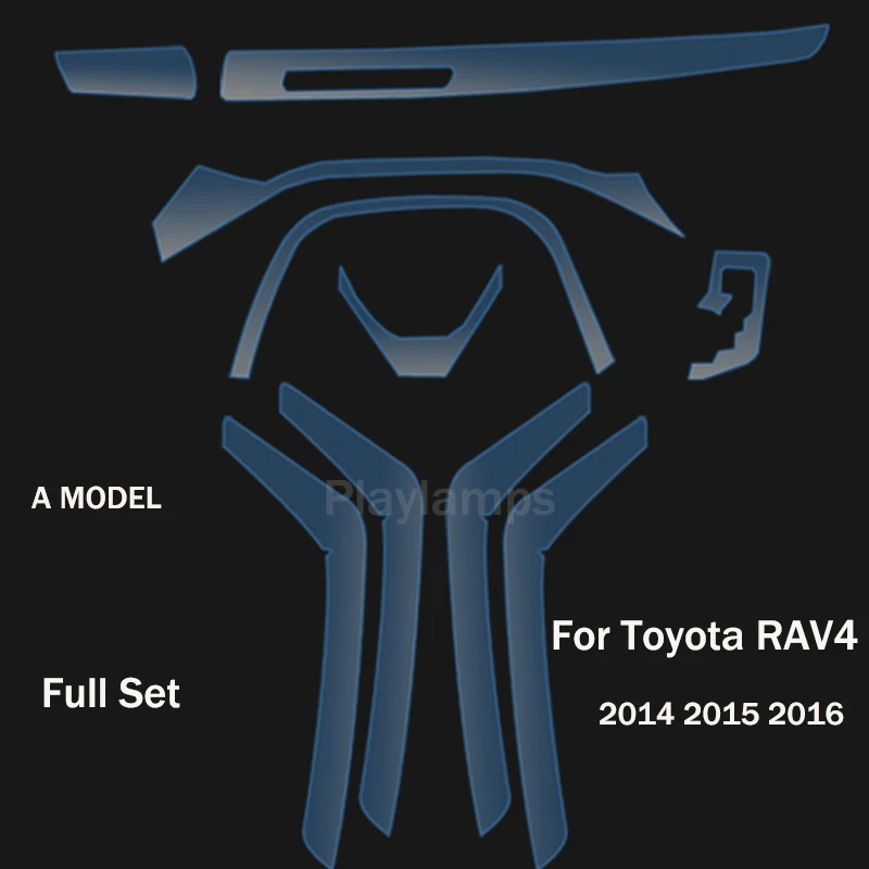 Автомобильный Стайлинг для Toyota Rav4 2014 2015 2016 Защитная пленка дверей