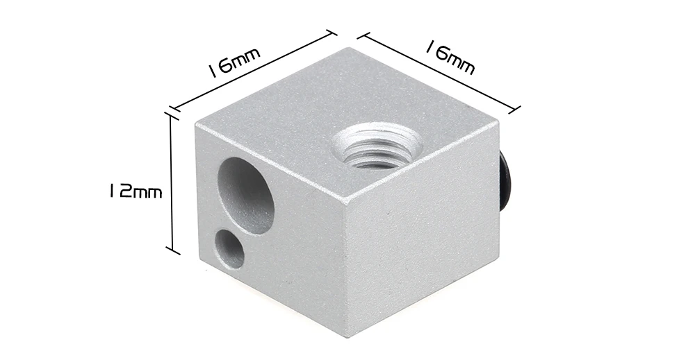 Части 3d принтера E3D V6 Hotend высокотемпературная версия j-головка 0,4/1,75 мм Насадка дистанционного экструдера аксессуары 12 в 24 В