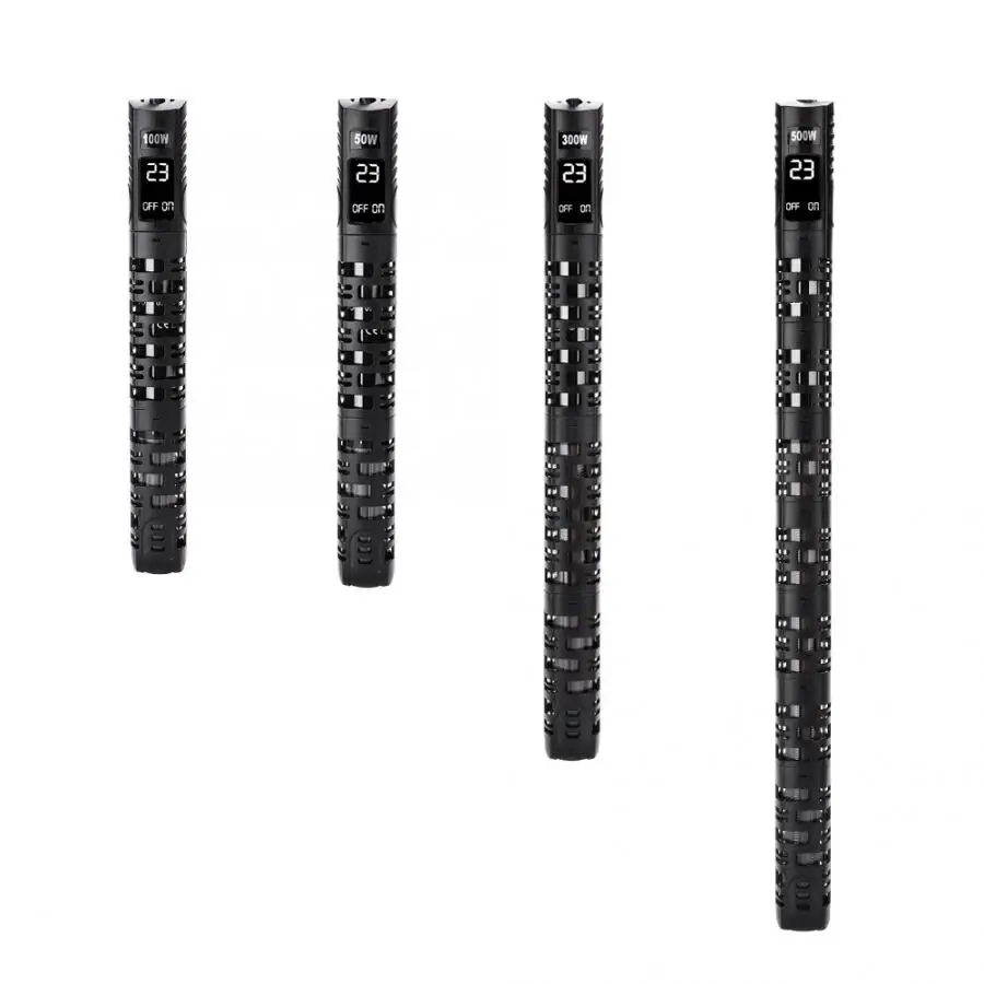 Аквариумный мини погружной рыбий Регулируемый водонагреватель термостат