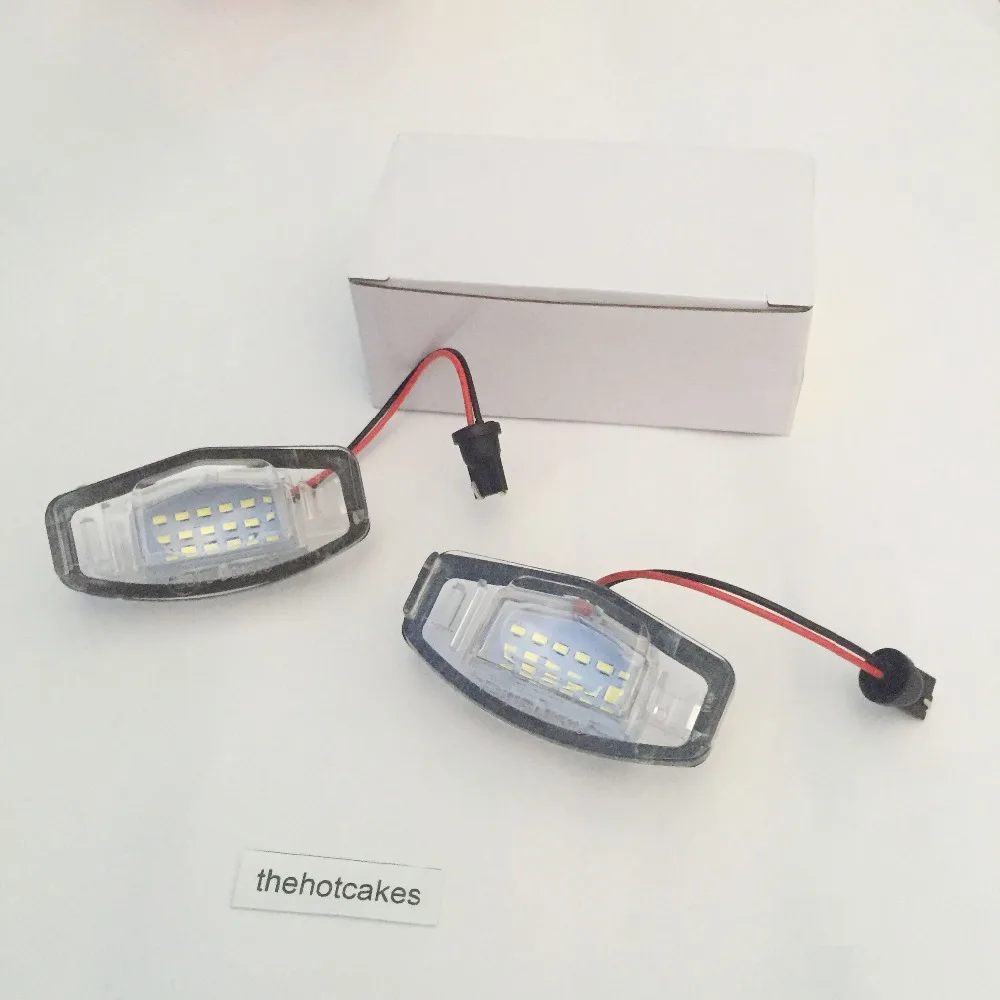 Thehotcake 2 шт. Canbus без ошибок белый 18SMD светодиодный номерной знак для Honda Accord Civic City
