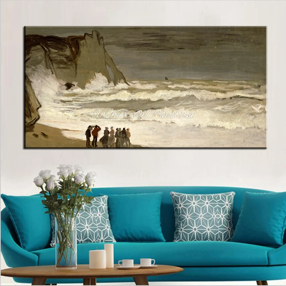 Arthyx роспись вручную Репродукция фотообои на холсте абстрактные настенные