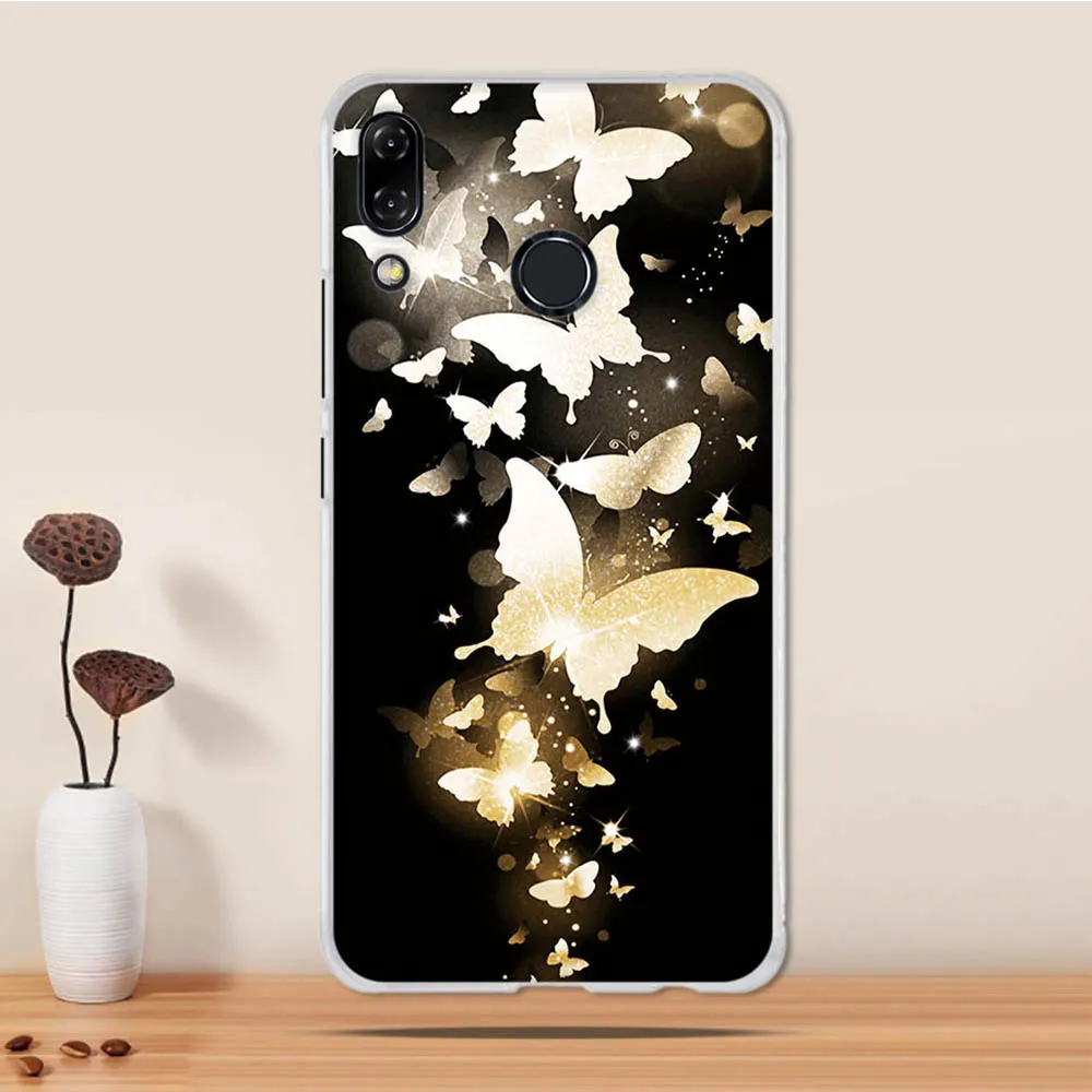 Чехол для Asus Zenfone 5z ZS620KL силиконовый мягкий чехол из ТПУ с принтом телефона 5 ZE620KL