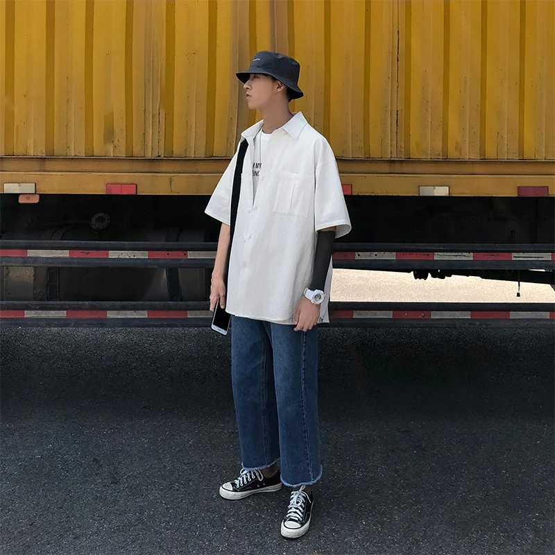 Новинка 2019 года молодых подростков уличная свободные Oversize корейский стиль