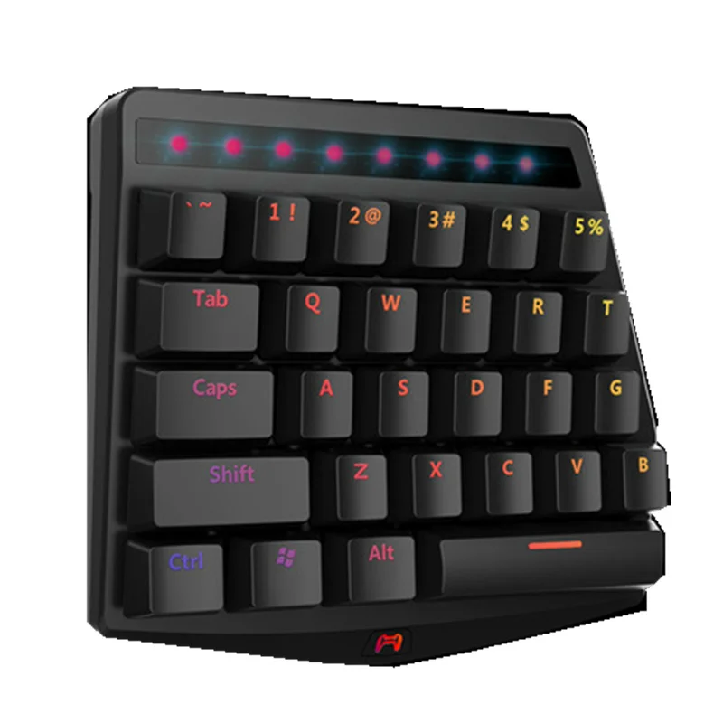 Механическая клавиатура с RGB подсветкой 28 клавиш|Геймпады| |
