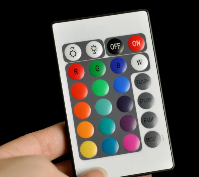 

NEW DC 12V 12A 144W 24Key IR Remote Controller For RGB 5050 3528 LED Strip
