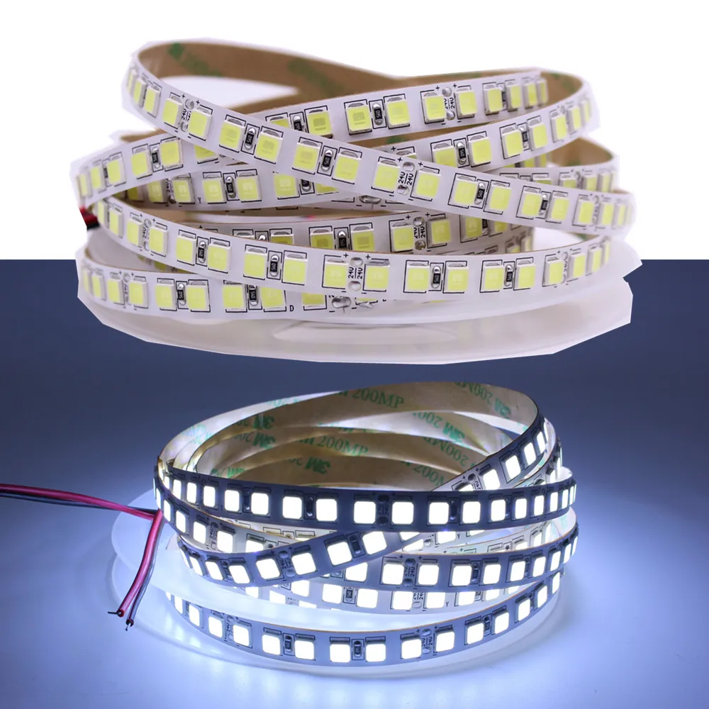 Гибкая светодиодная ленсветильник SMD 5054 5 м 120 светодиодов/м 24 В постоянного тока