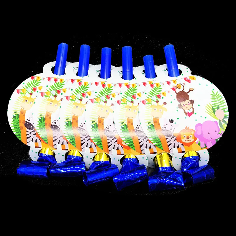 6 шт./лот сафари светящиеся животные на день рождения декорации дикая природа |