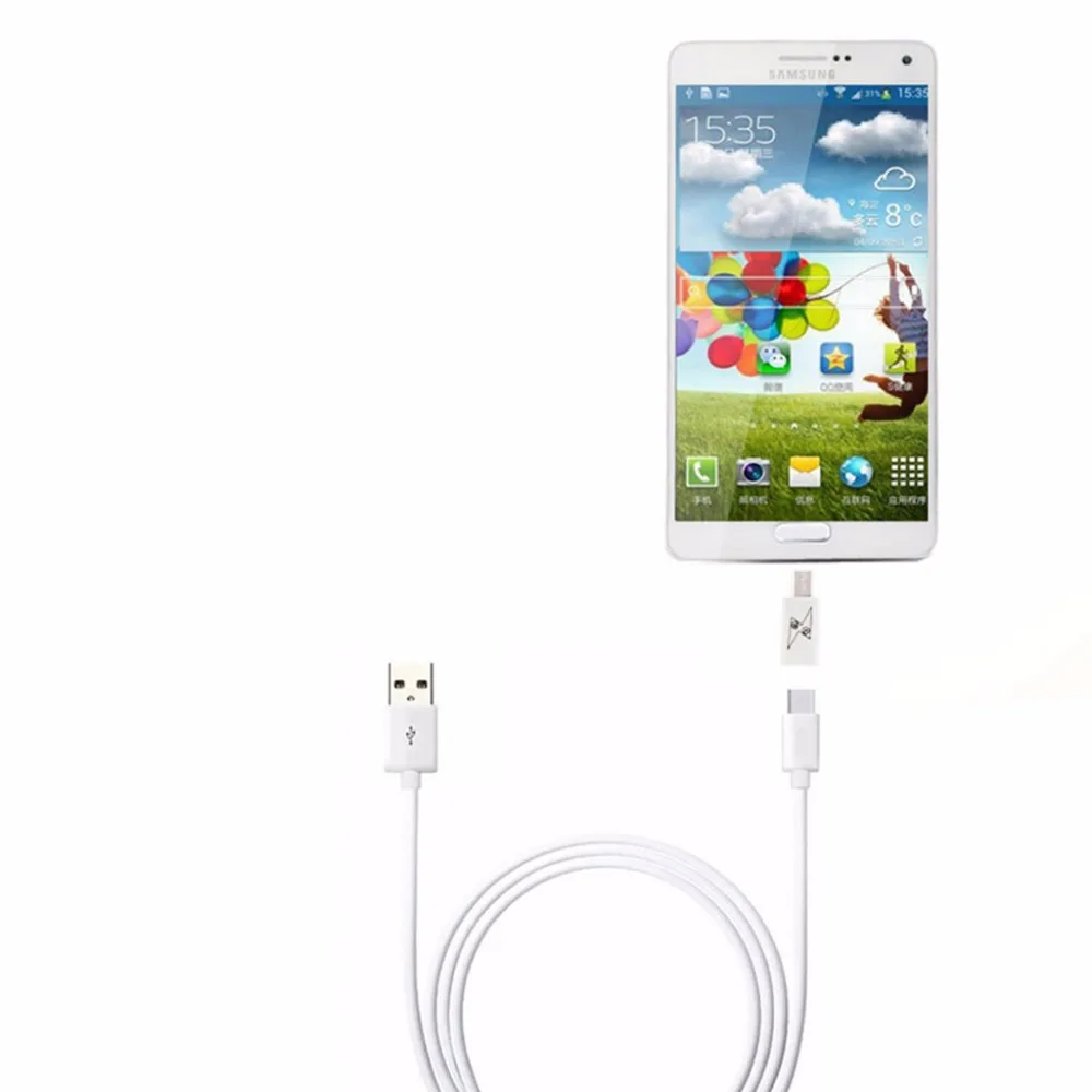 Micro USB мужчина к C Тип Женский адаптер конвертер кабель для зарядки и передачи