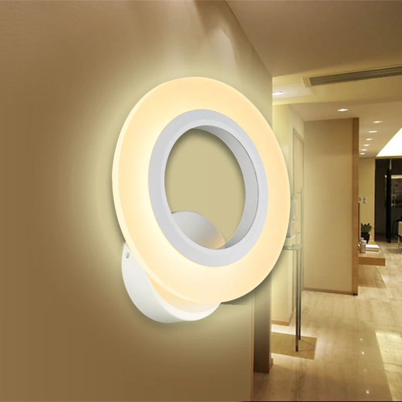 Современное светодиодное бра акриловые настенные светильники для спальни