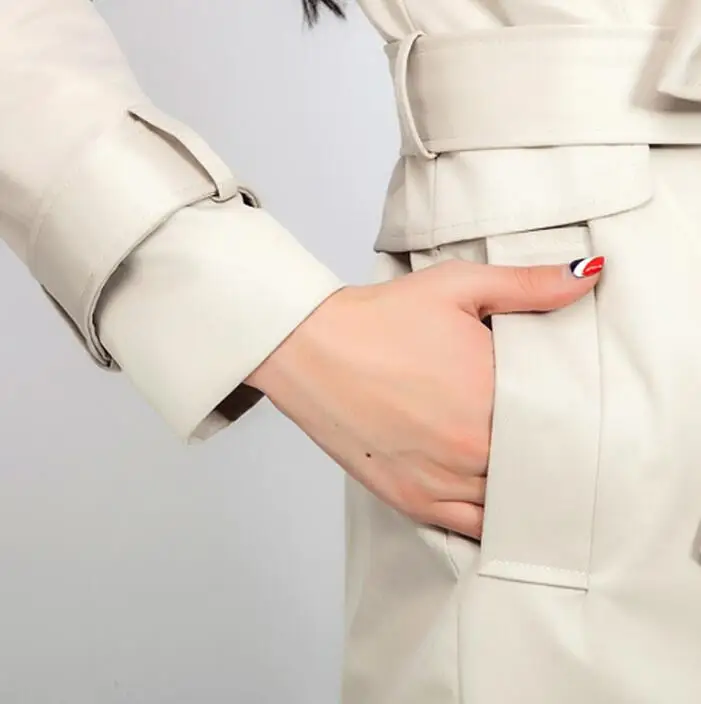 Весна 2020 мода пояс средней длины пальто для женщин одежда женская casaco sobretudo feminino