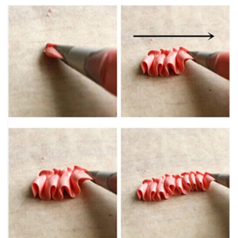 

#60 Ruffle Stainless Steel Icing Piping Nozzles Pastry Tips For Cookie Decorator Cream Presser Sugarcraft tool