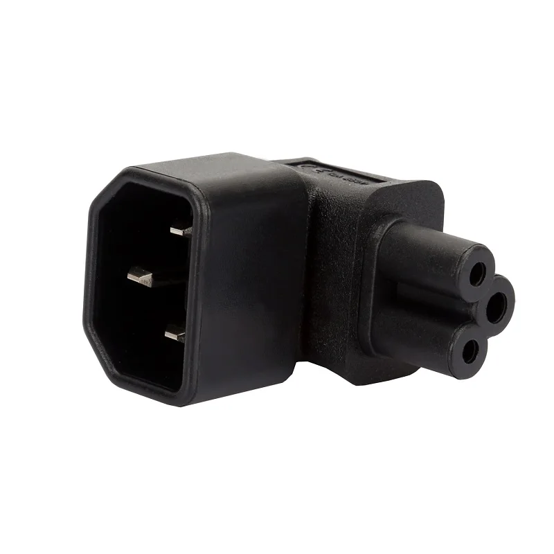 Адаптер питания переменного тока с изгибом под IEC320 C14 на C5|angle|angle adapter |