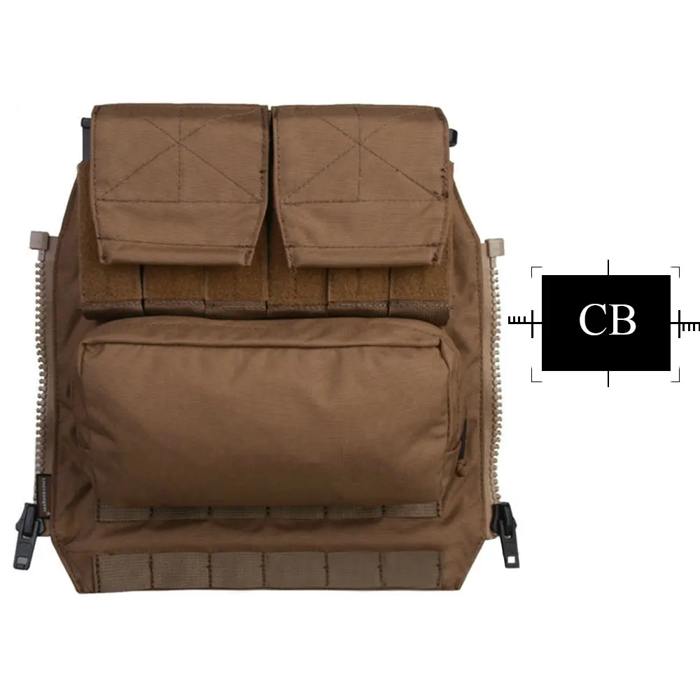 CB EMERSONGEAR рюкзак с молнией на панели для AVS JPC 2,0 CPC Жилет Охотничий страйкбол Пейнтбол боевой рюкзак мультикам черный EM9286 - Цвет: CB